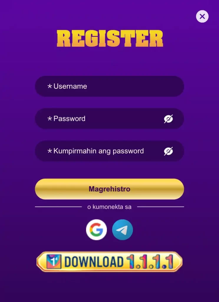 OTSOBET sign up page for new users joining online casino platform